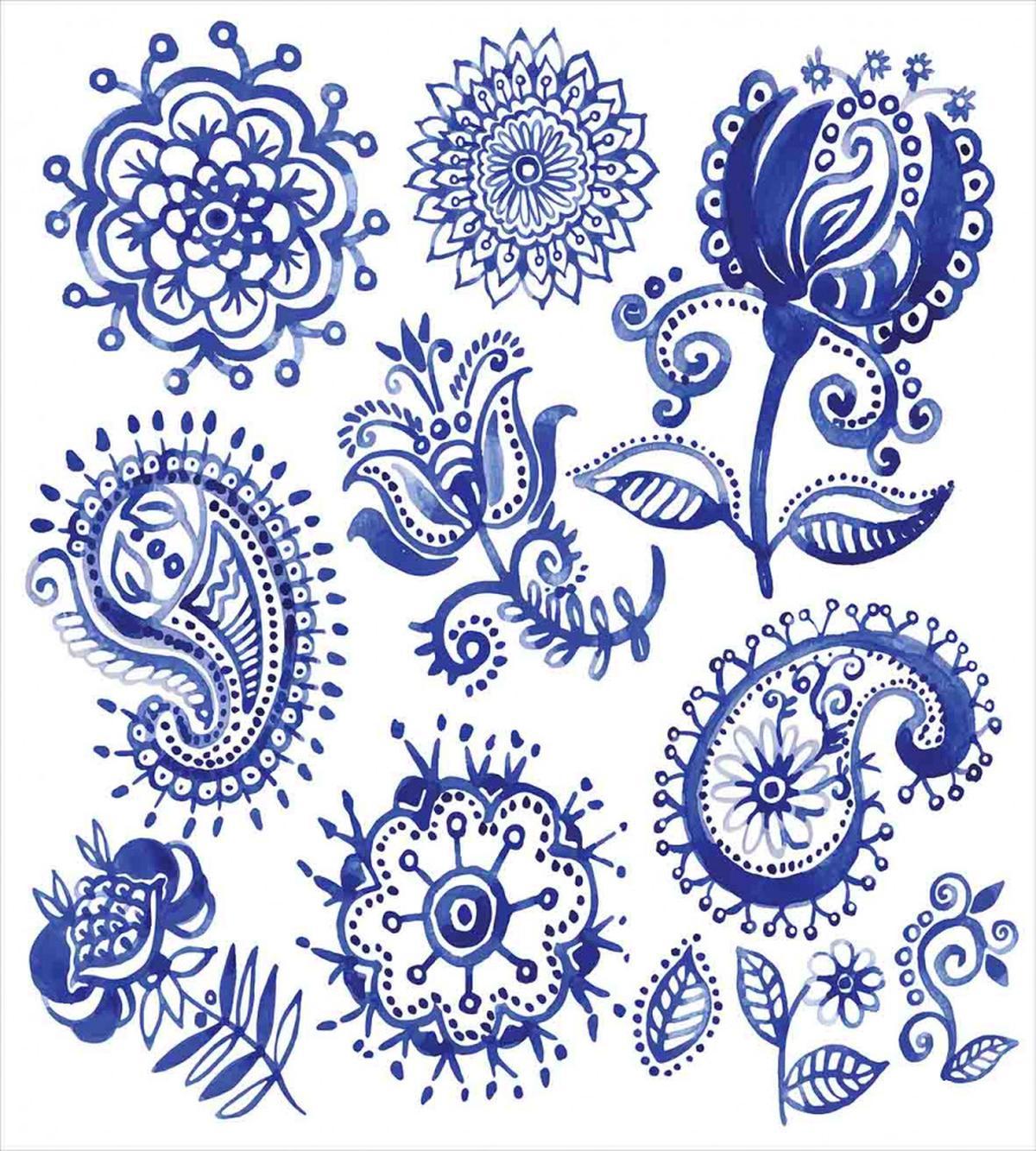 Watercolor Mandala — Pattern