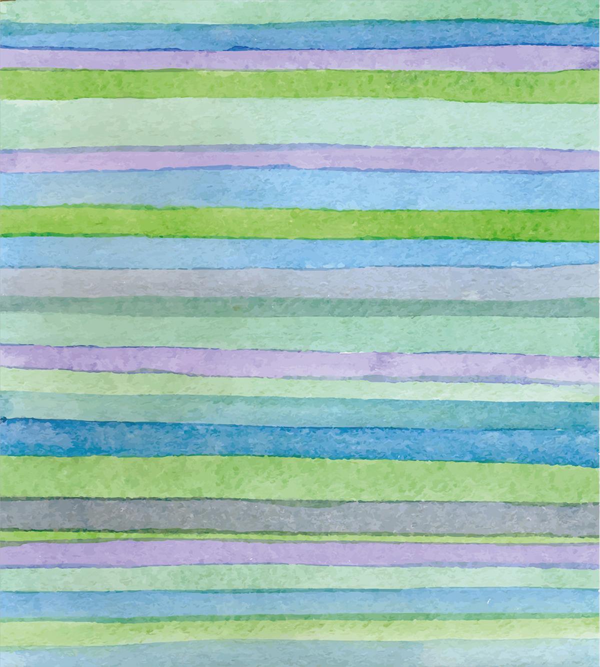 Watercolor Stripes Artwork — Pattern