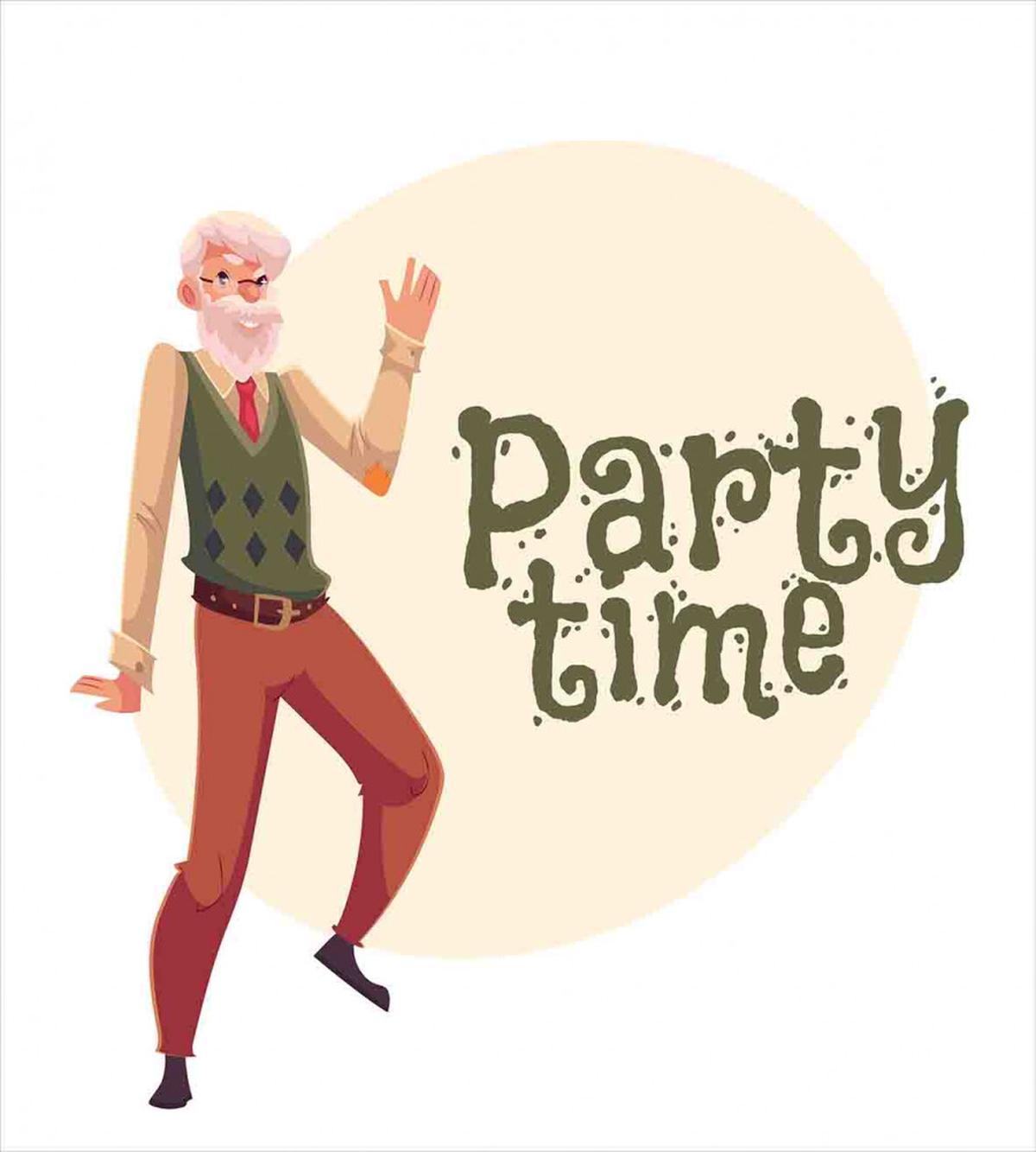 Gray-Haired Old Man — Pattern
