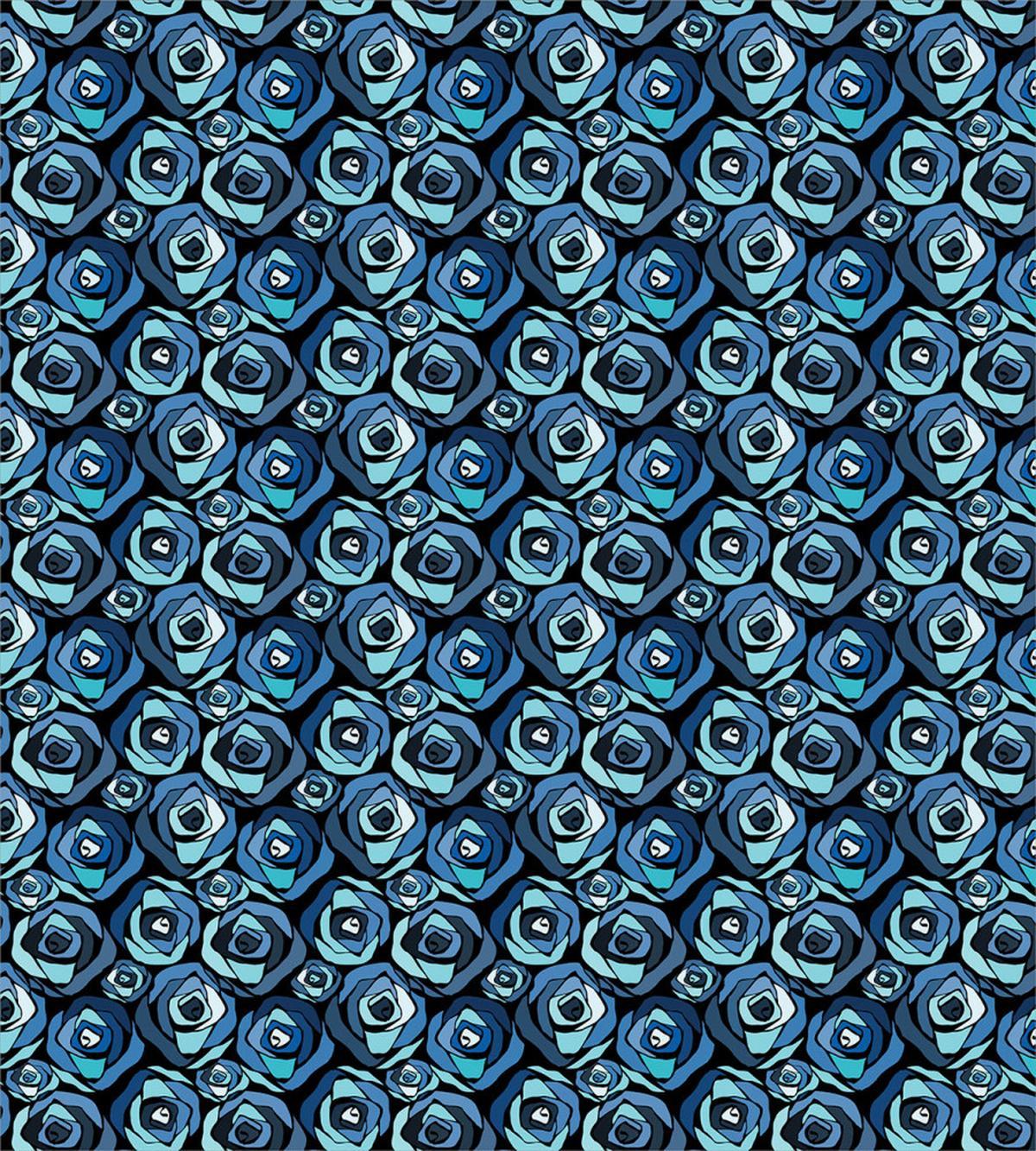 Modern Rose Petals Bloom — Pattern