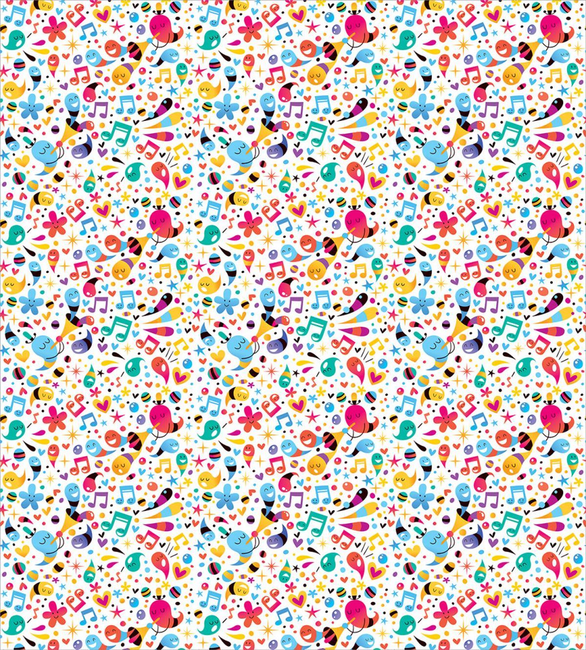 Happiness Flowers Stars — Pattern
