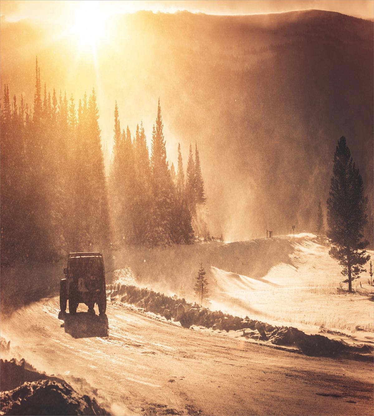 Colorado Mountain Road — Pattern