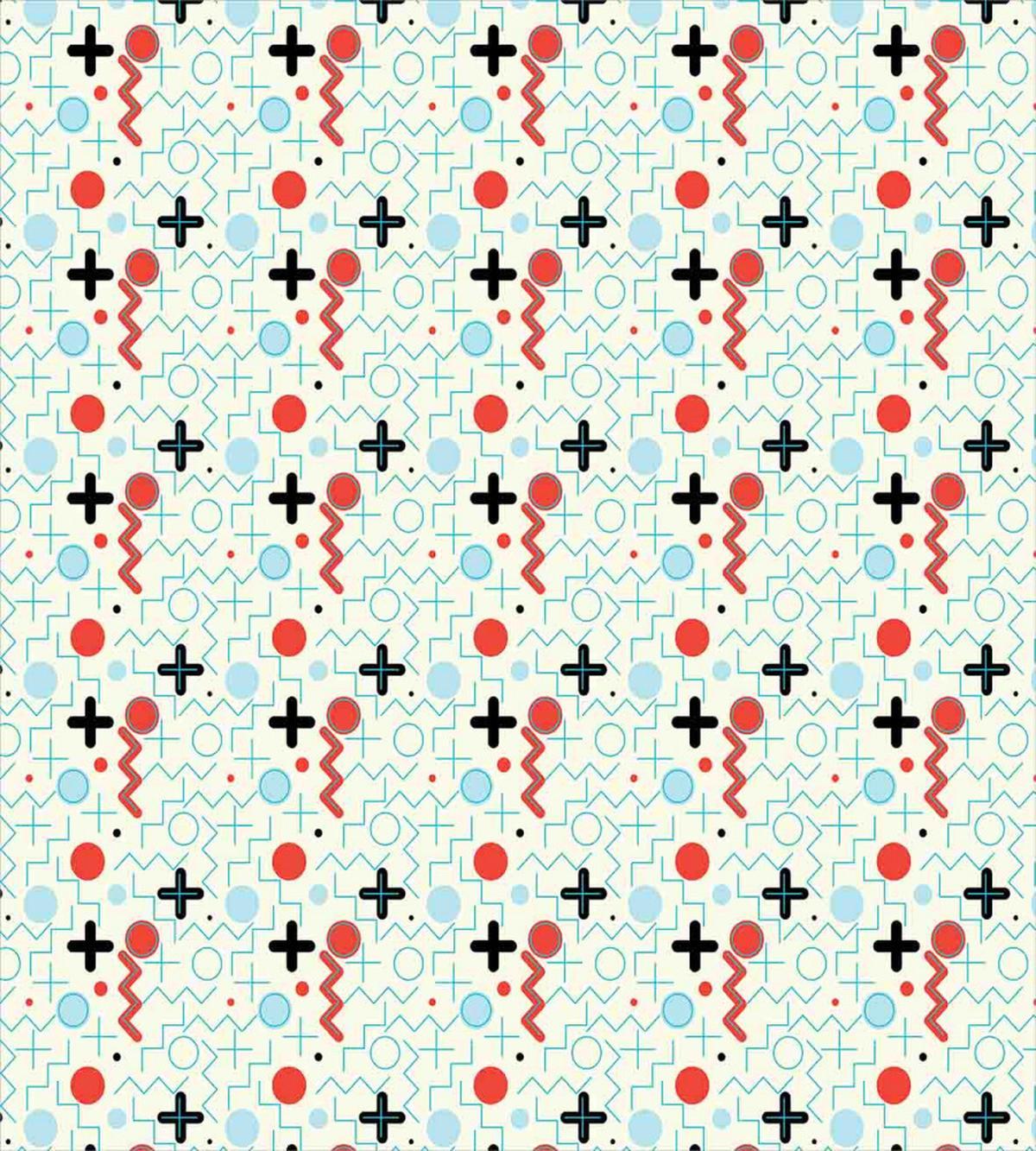 Circle Zig Zag Waves — Pattern