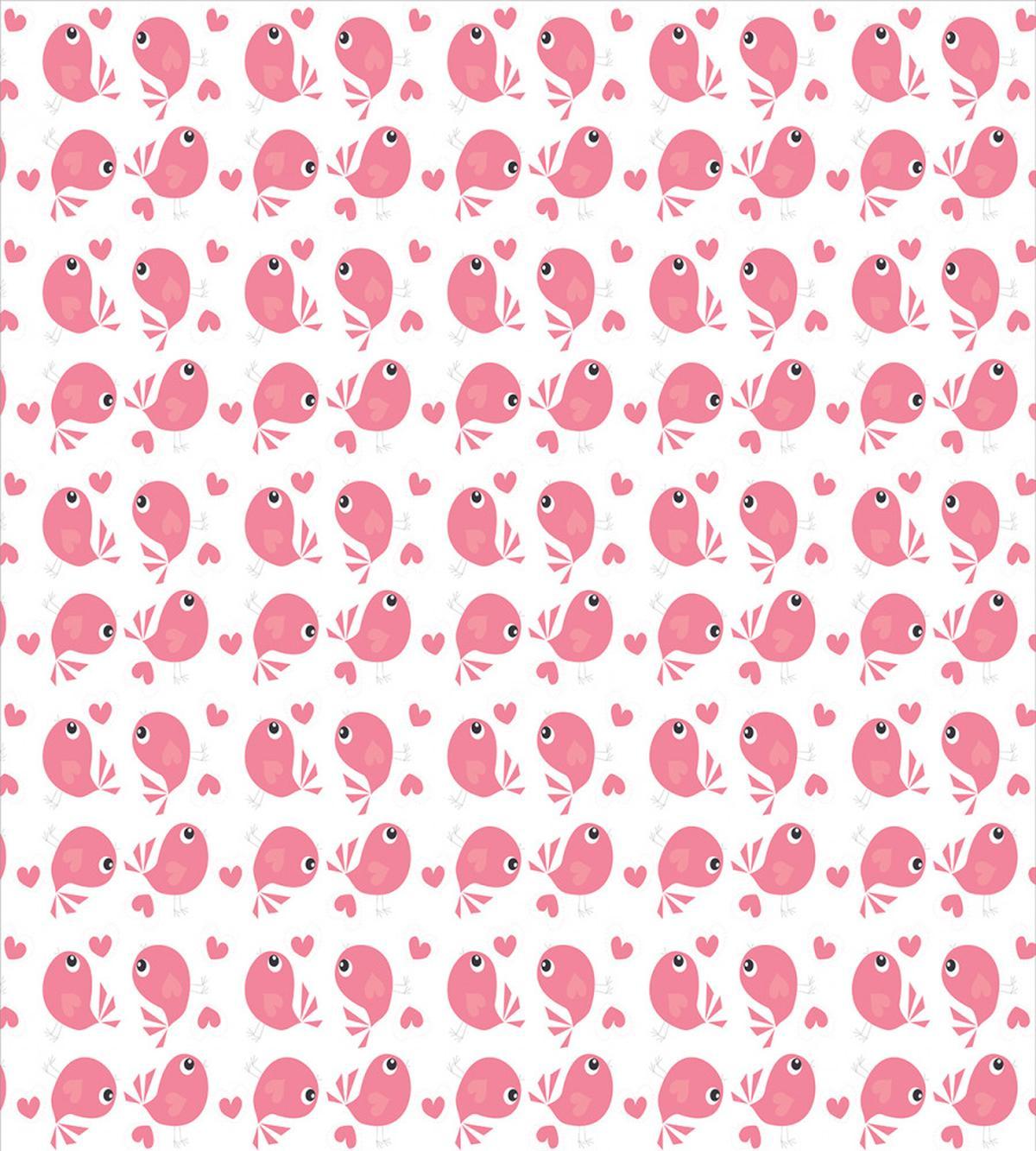 Abstract Love Themed Bird — Pattern
