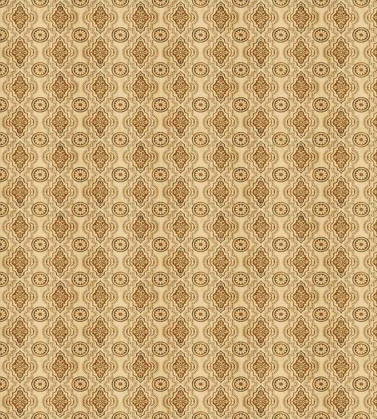Oriental Curvy Flowers — Pattern