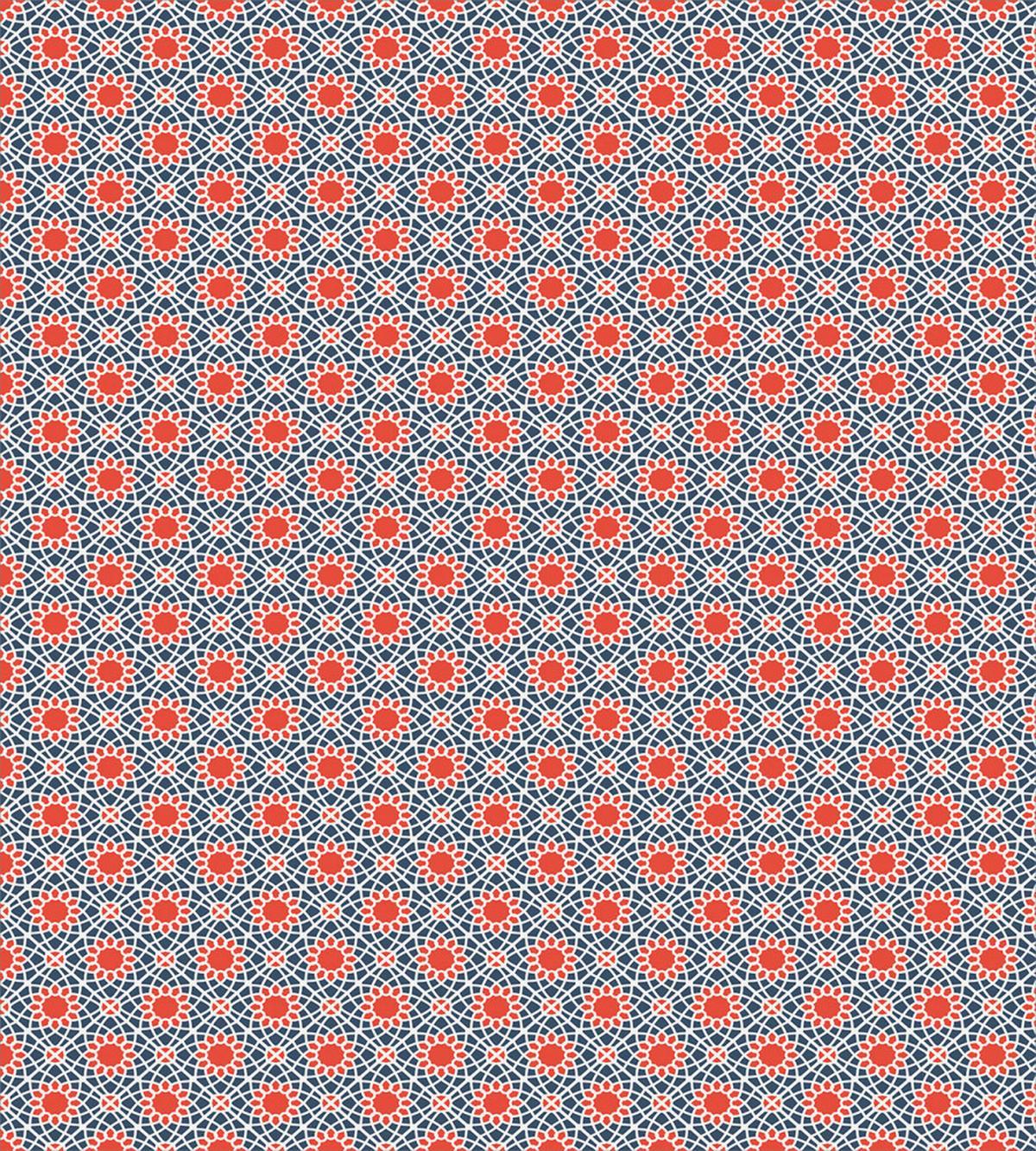Intertwined Floral Motifs — Pattern