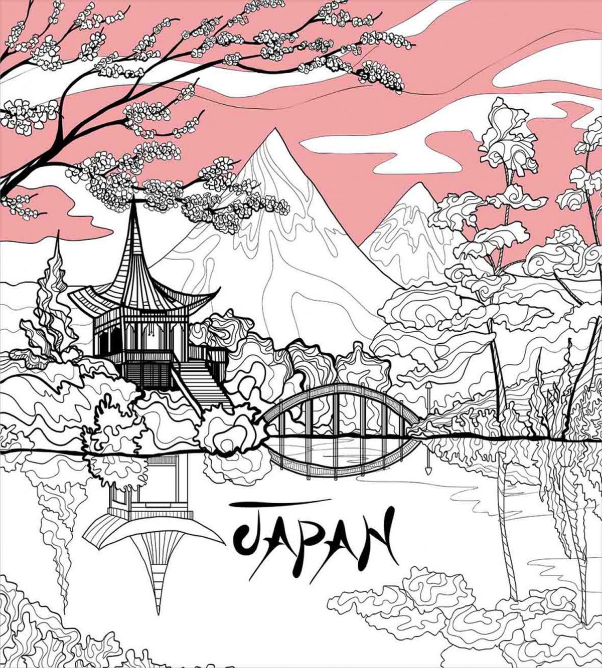 Pagoda Eaves Retro — Pattern