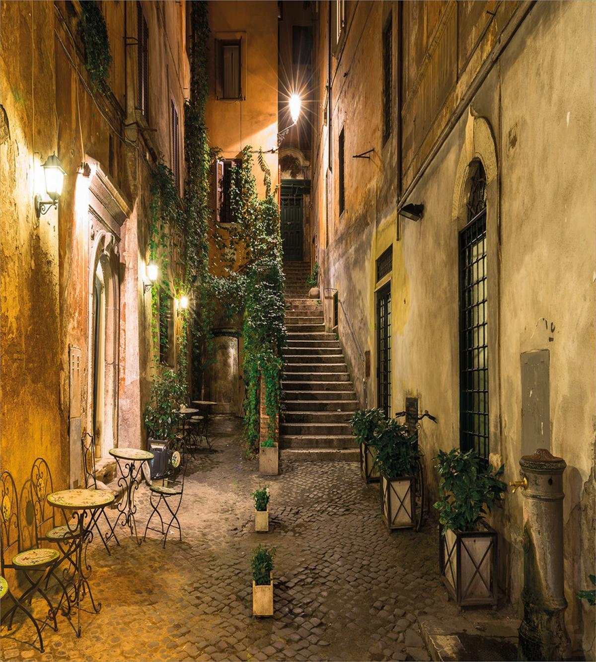 Old Cafe in Rome City — Pattern