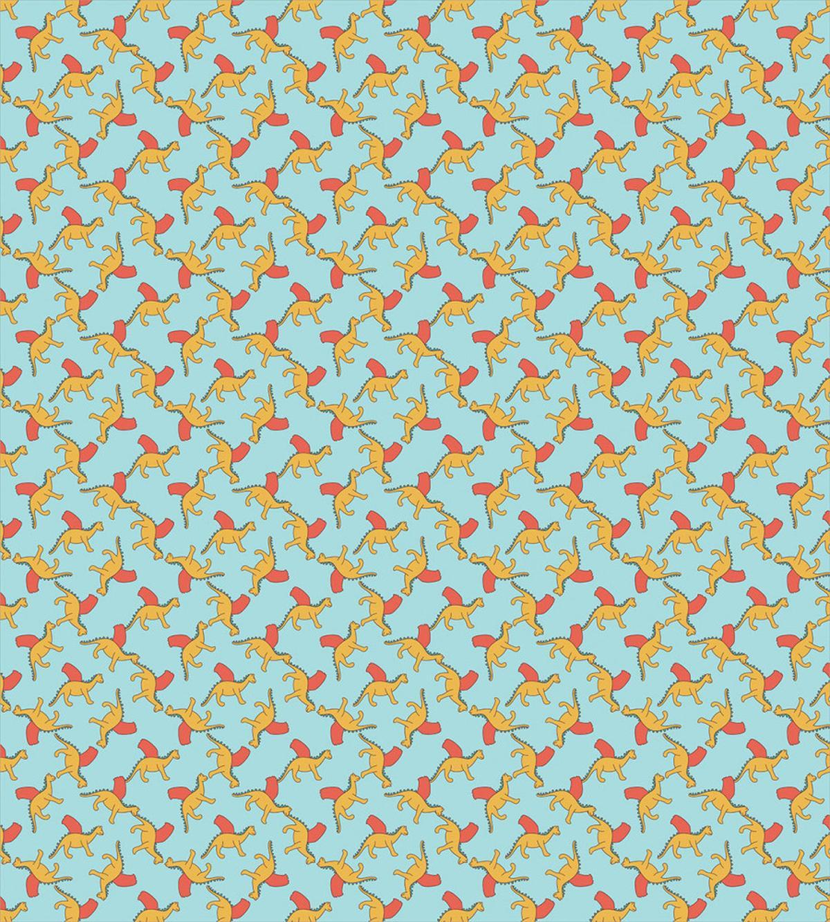 Dragon Flying Dinosaur Animals — Pattern