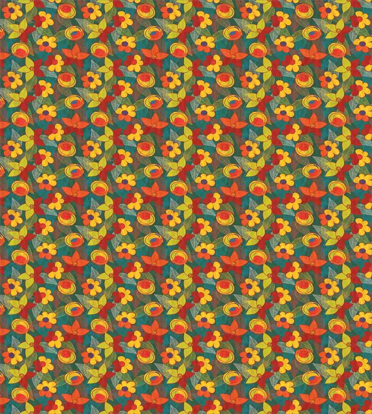 Doodle Botanic Illustration — Pattern