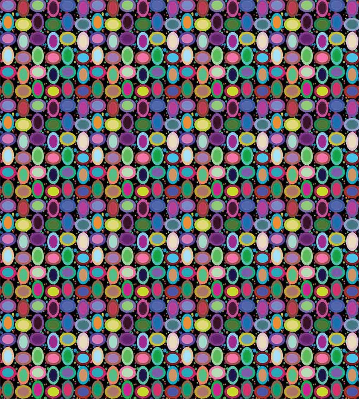 Abstract Oval Shapes — Pattern