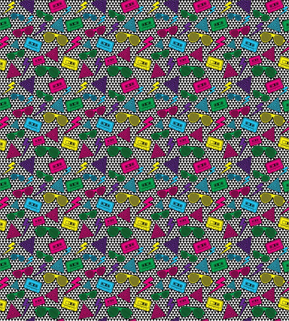 Retro Joyful Elements — Pattern
