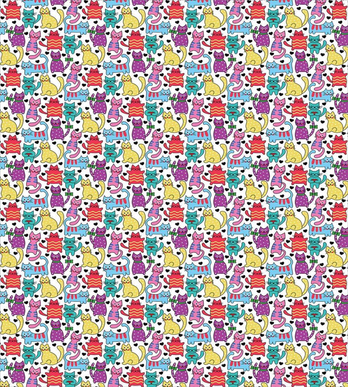 Colorful Romantic Mascots — Pattern
