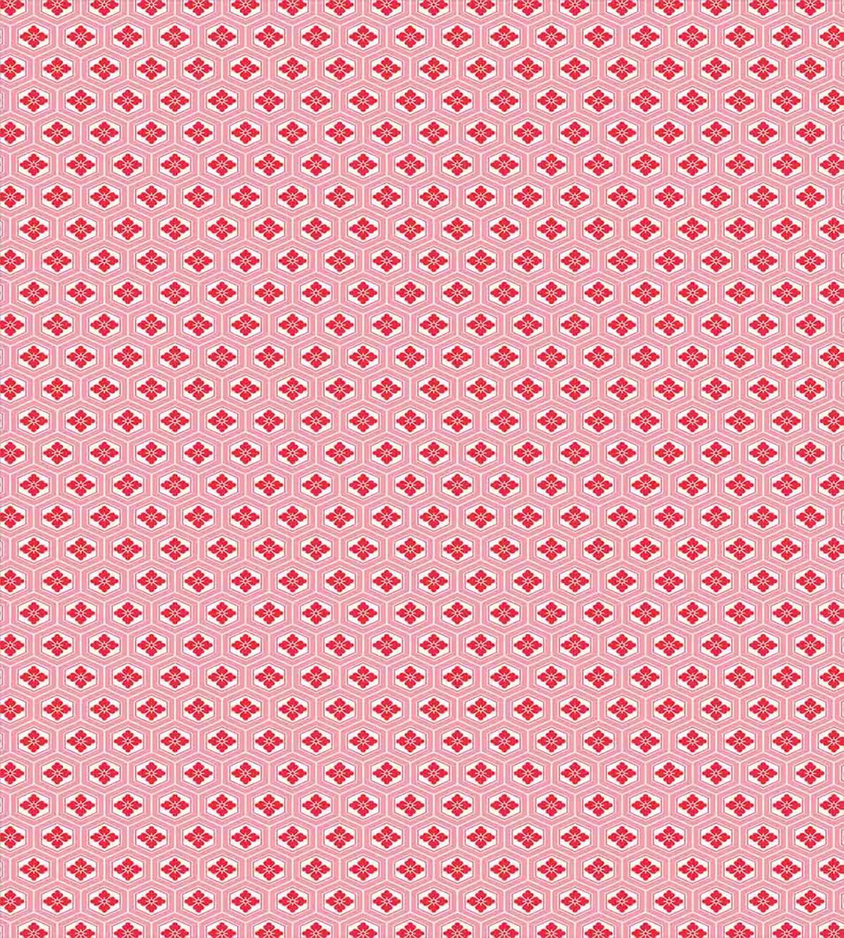 Japanese Floral Rhombus — Pattern