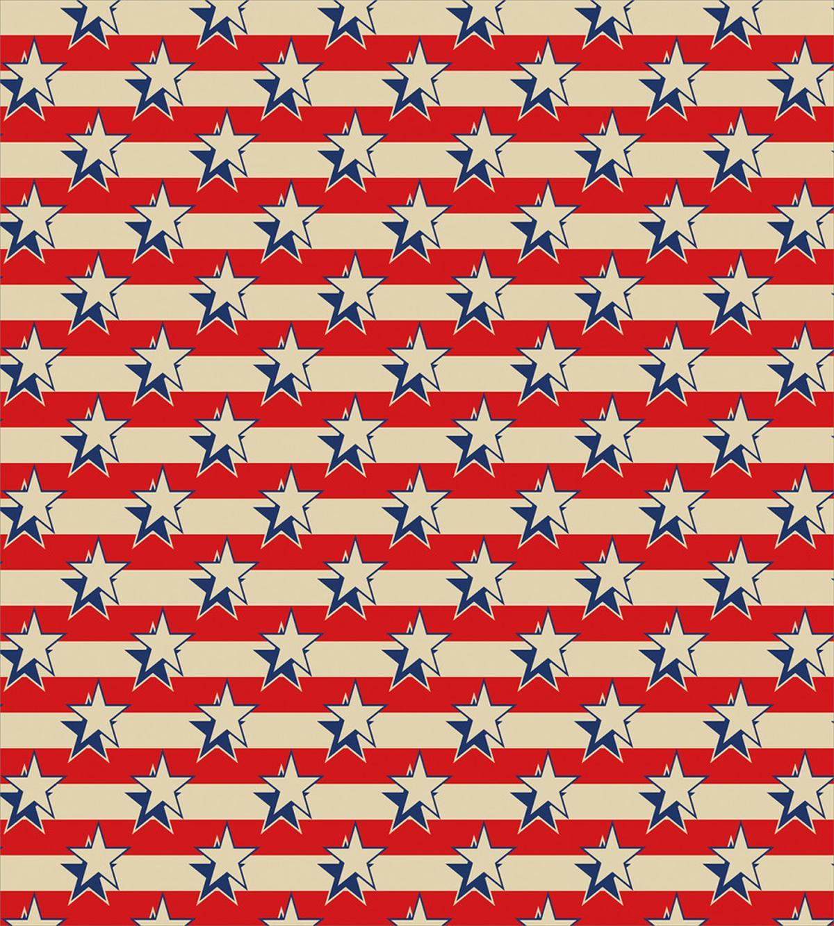 Retro Independence Poster — Pattern