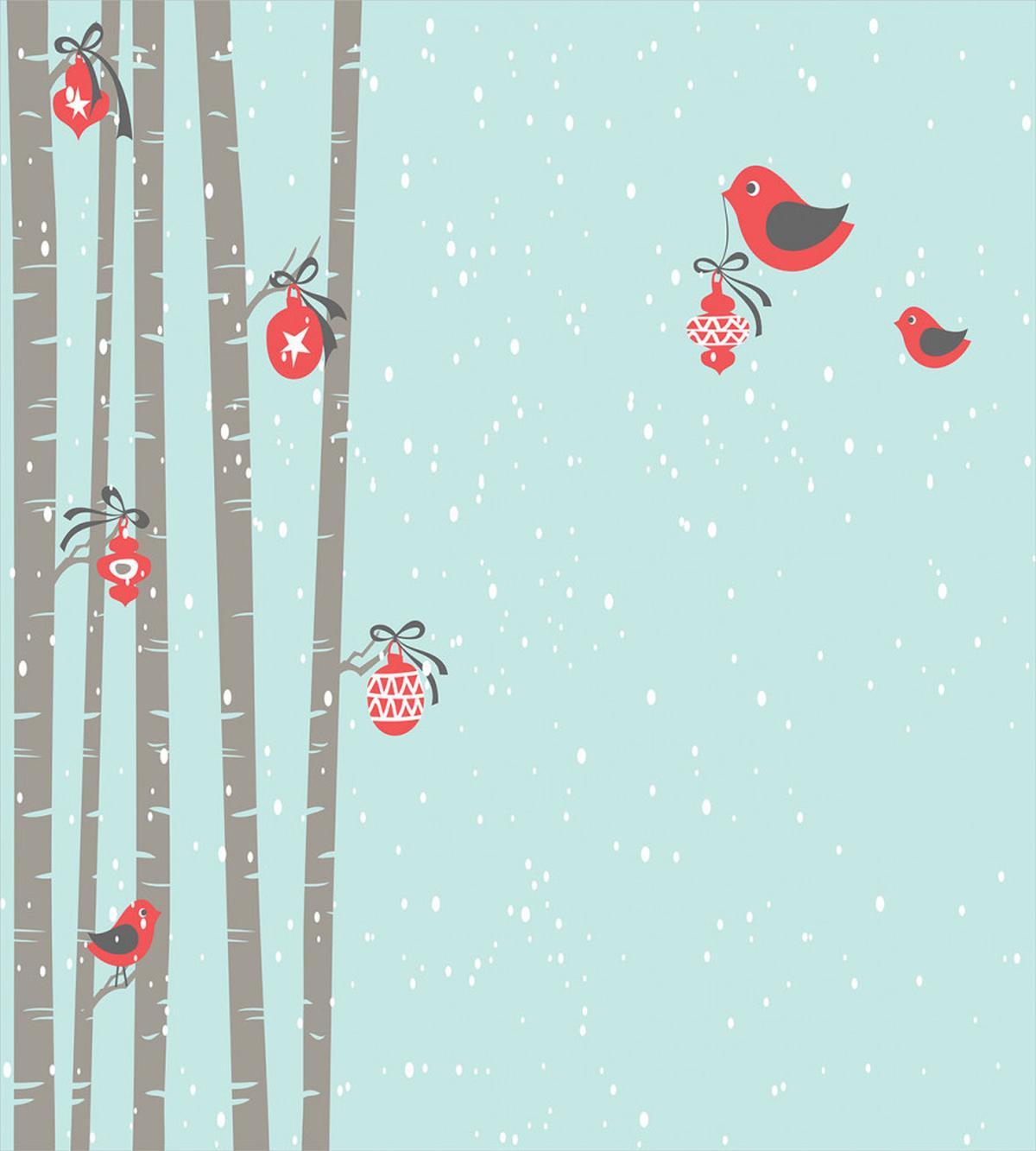 Red Bird Winter — Pattern
