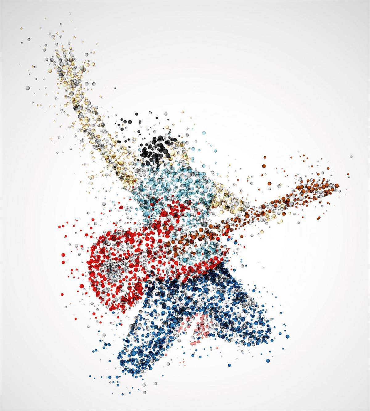 Guitarist Dots — Pattern