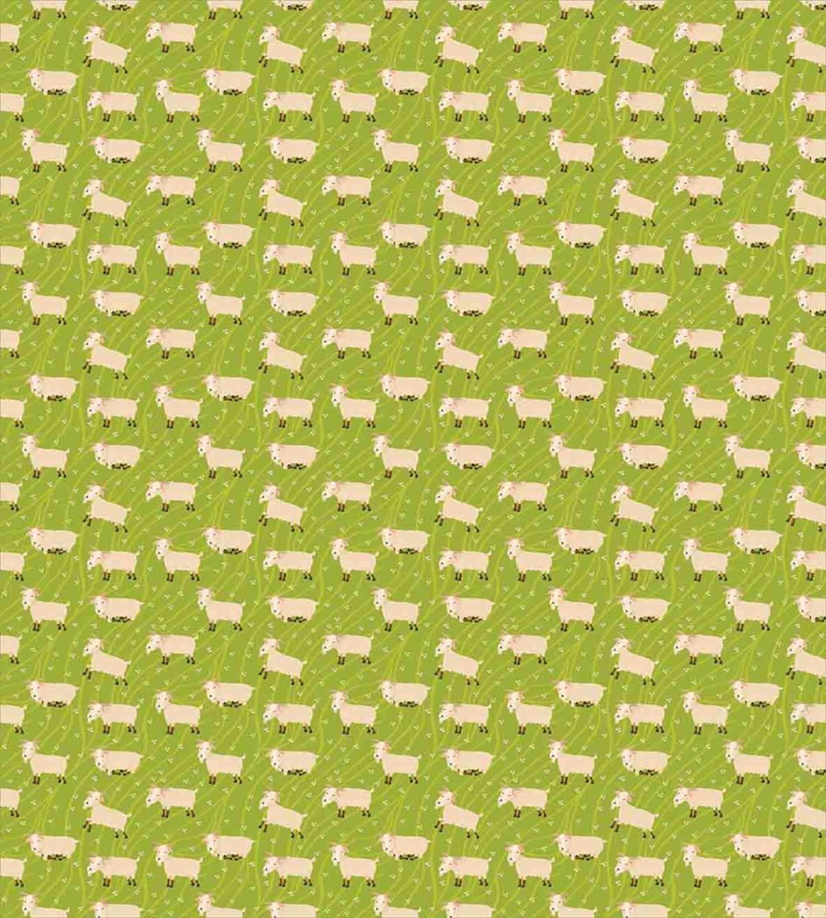 Goats on Green Field — Pattern