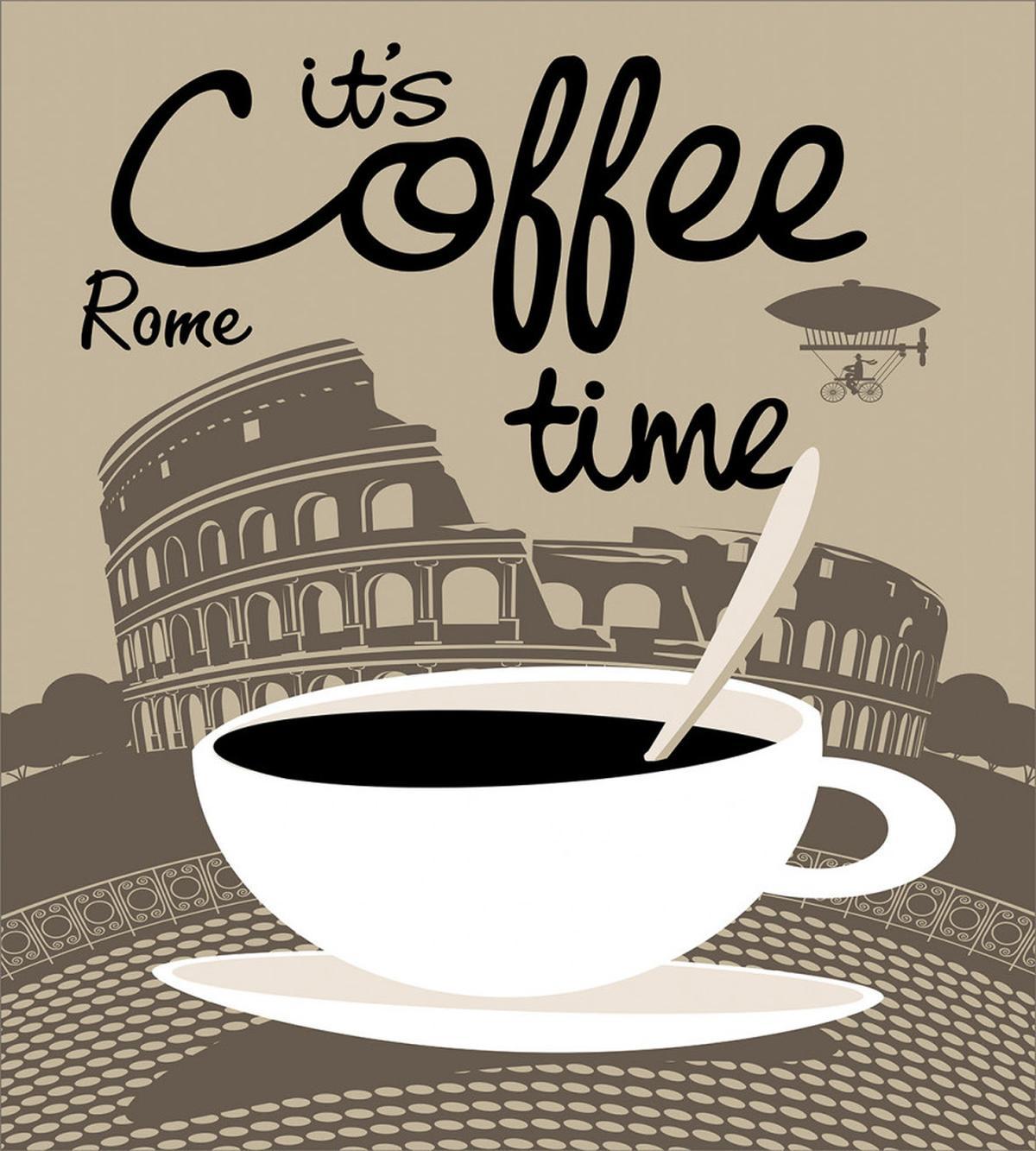 Rome Landmark Drink Cup — Pattern