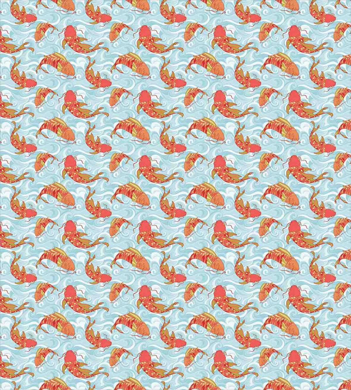 Japanese Carps in the Sea — Pattern