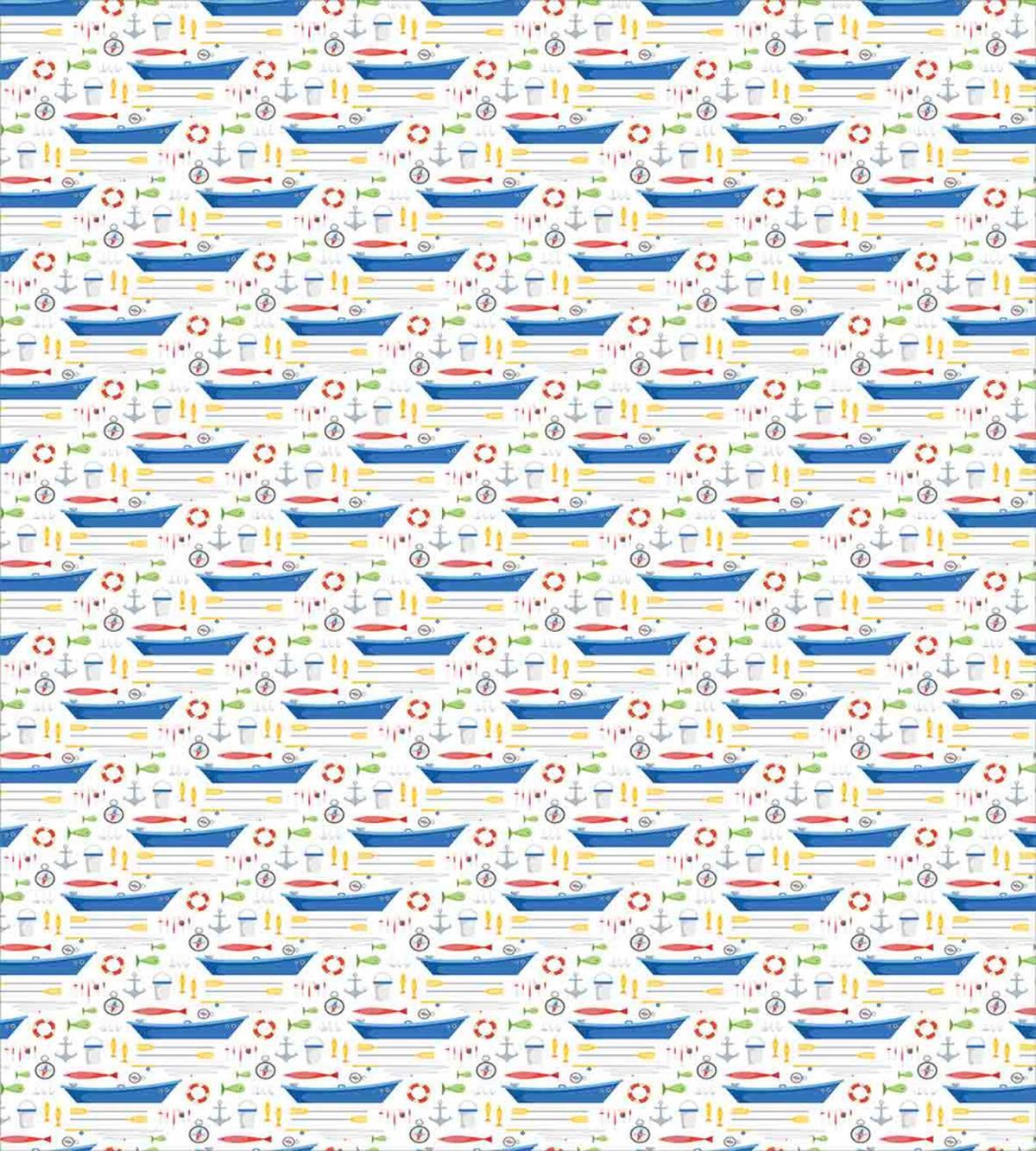 Cartoon Fishing Rods — Pattern