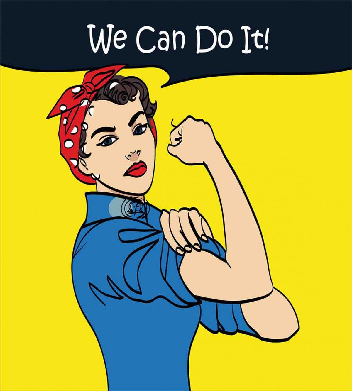 We Can Do It Woman — Pattern