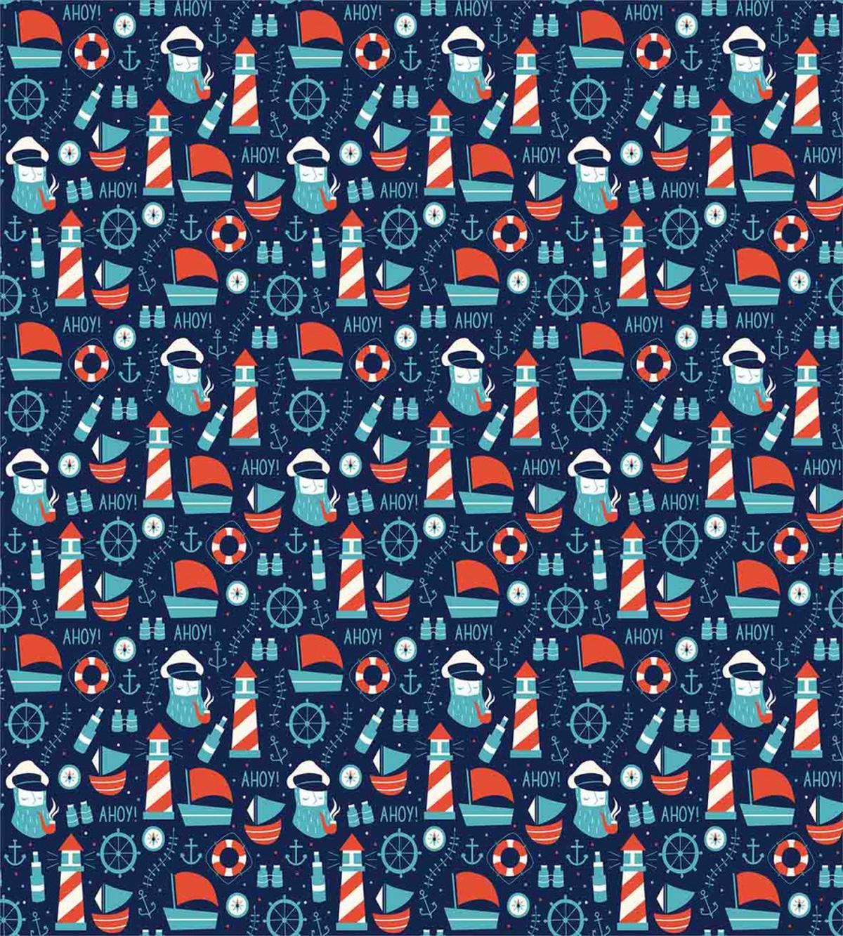 Captain Boats and Helm — Pattern