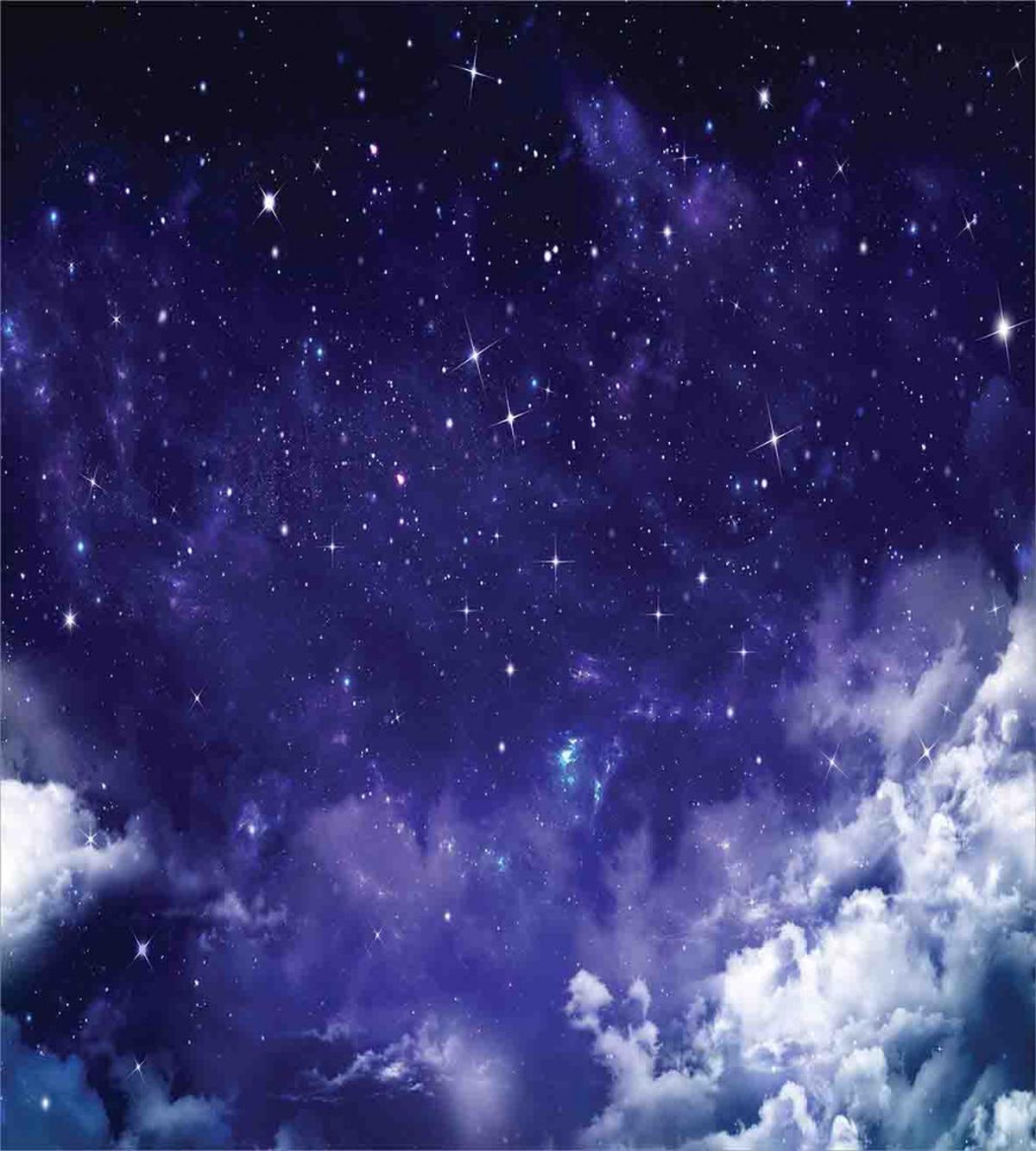 Dreamy Night with Stars — Pattern