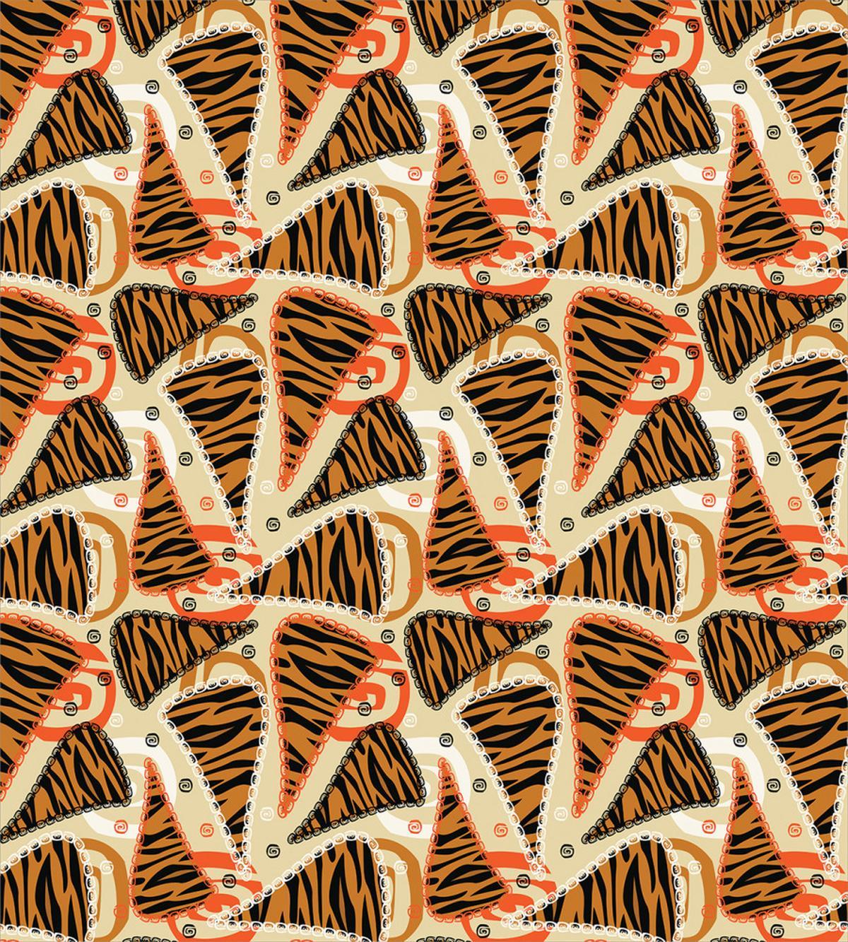 Tiger Skin Triangles — Pattern