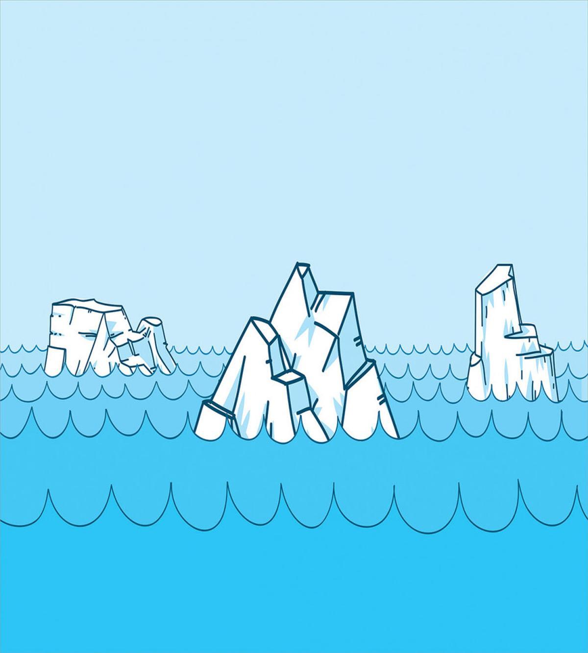 Frosty Elements Floating — Pattern