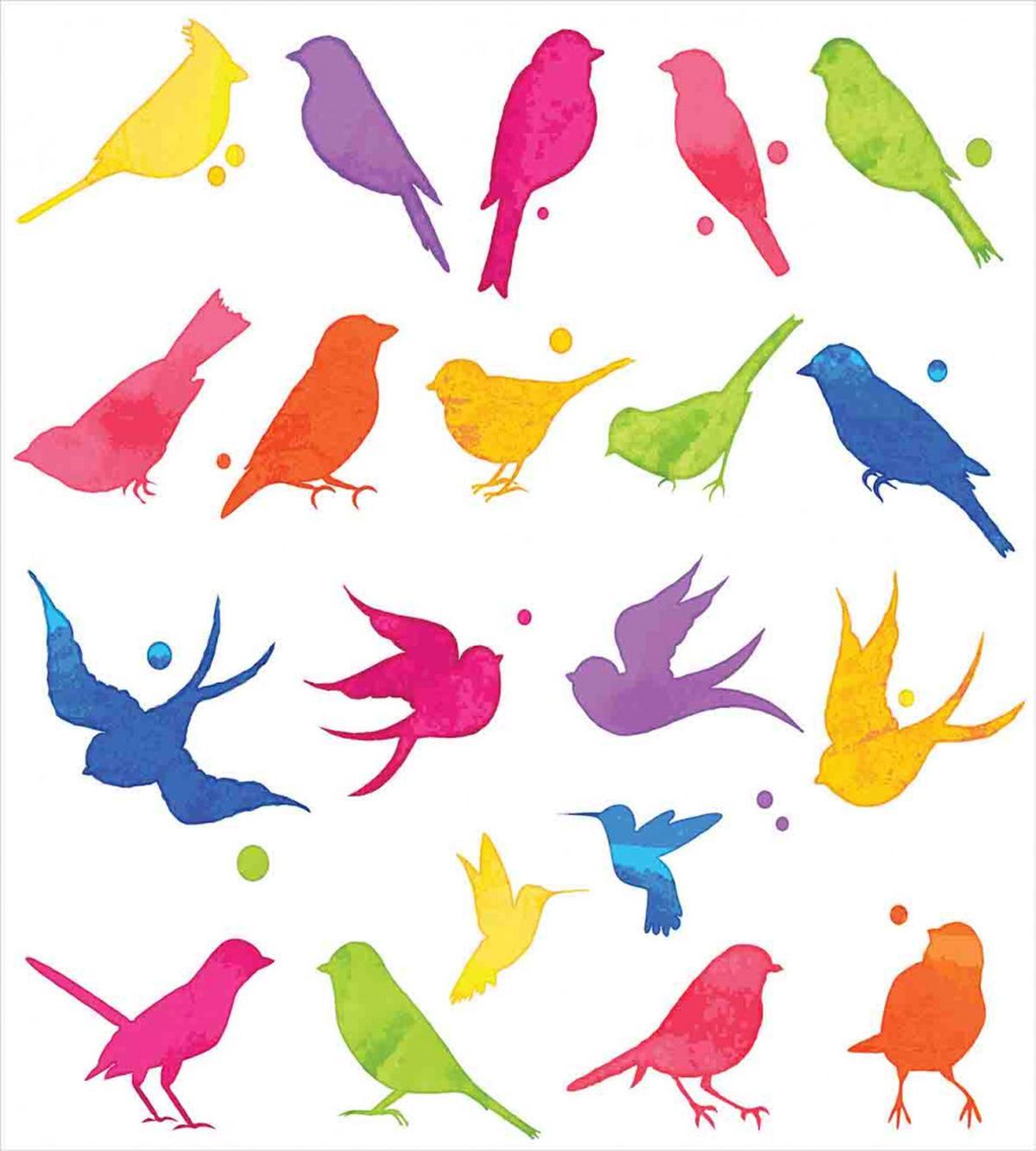 Flying Birds Friends — Pattern