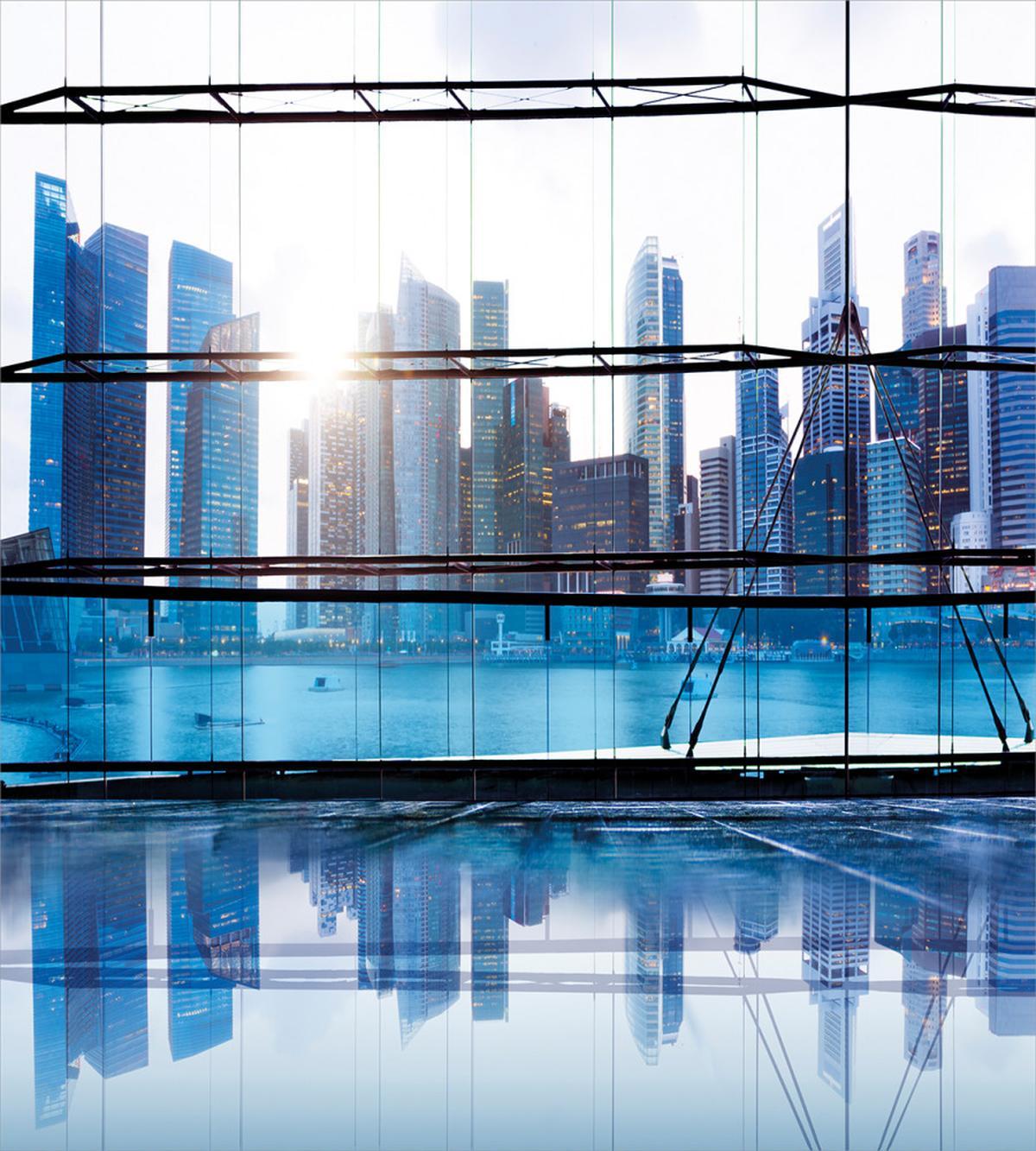 View with Skyscrapers — Pattern