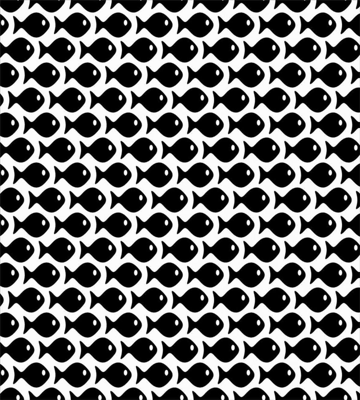 Black and White Fish Pattern — Pattern