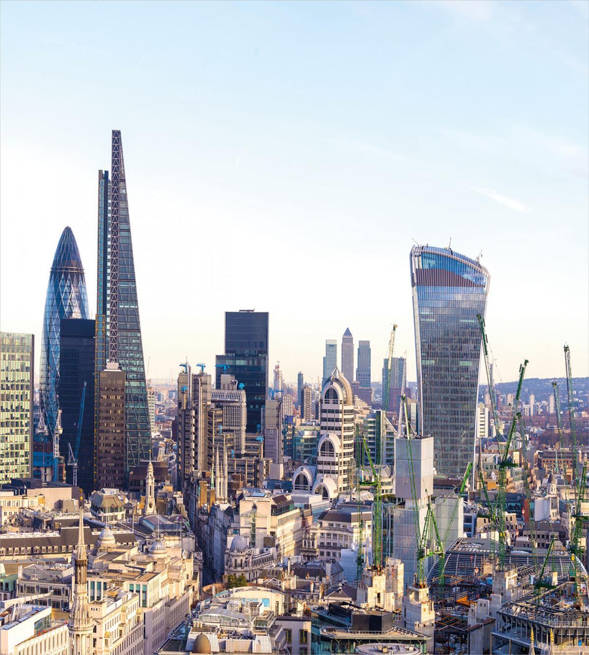 Aerial London City View — Pattern