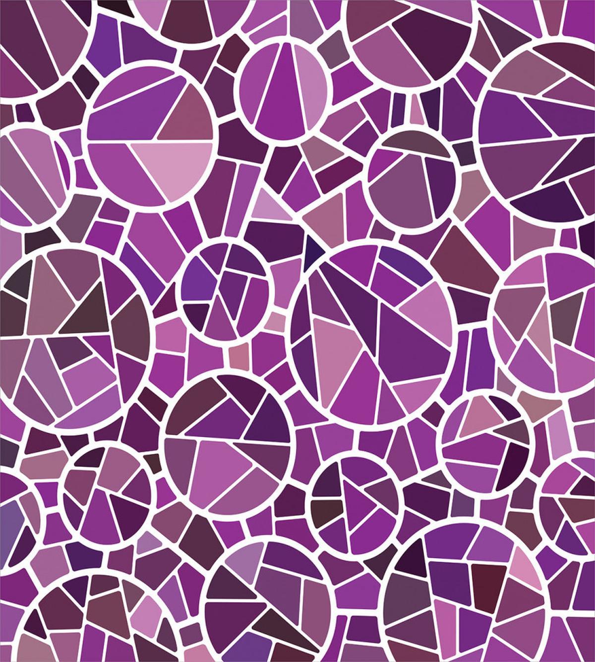 Purple Color Palette Motif — Pattern
