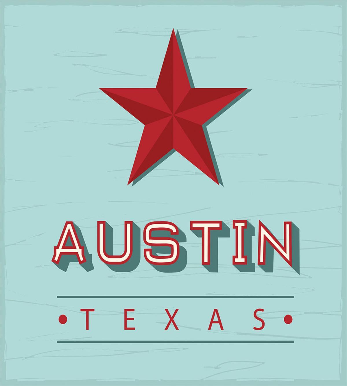 Texas Wording and a Star — Pattern