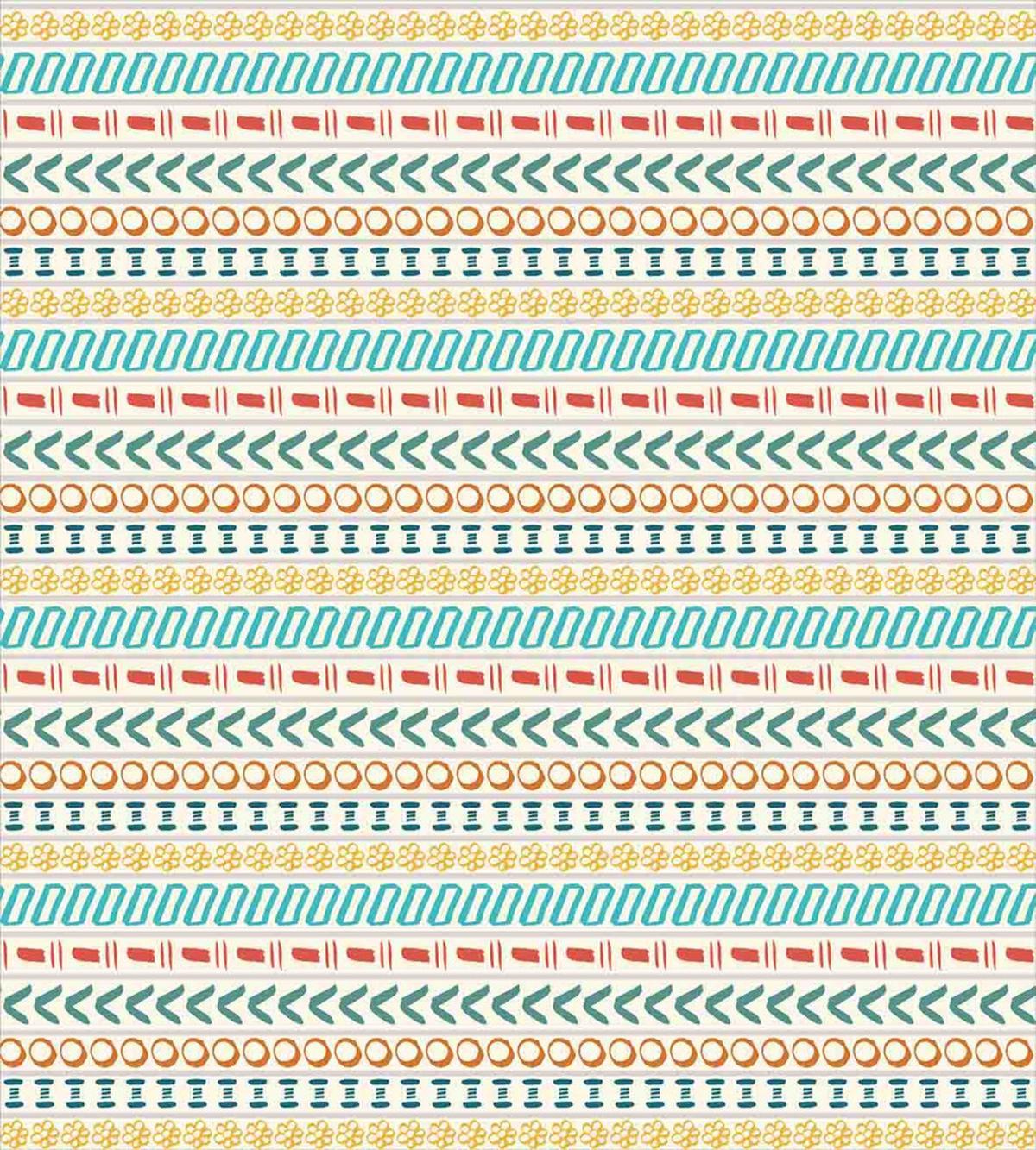 Boho Striped Motif Art — Pattern