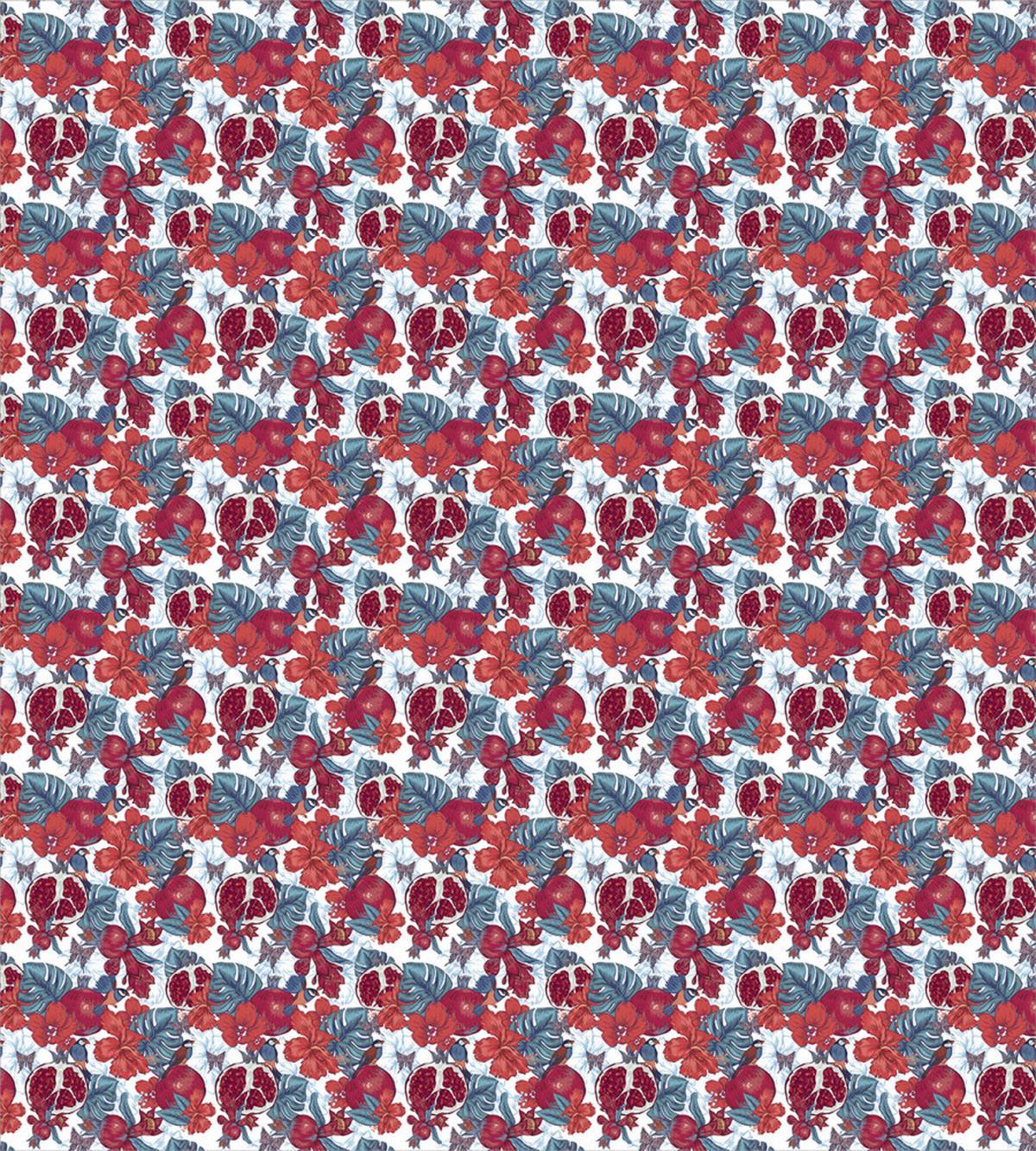 Tropical Hawaii Pomegranate — Pattern