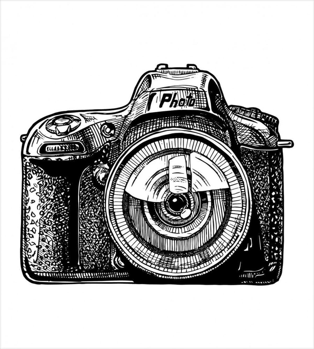 Monochromatic Style Camera — Pattern