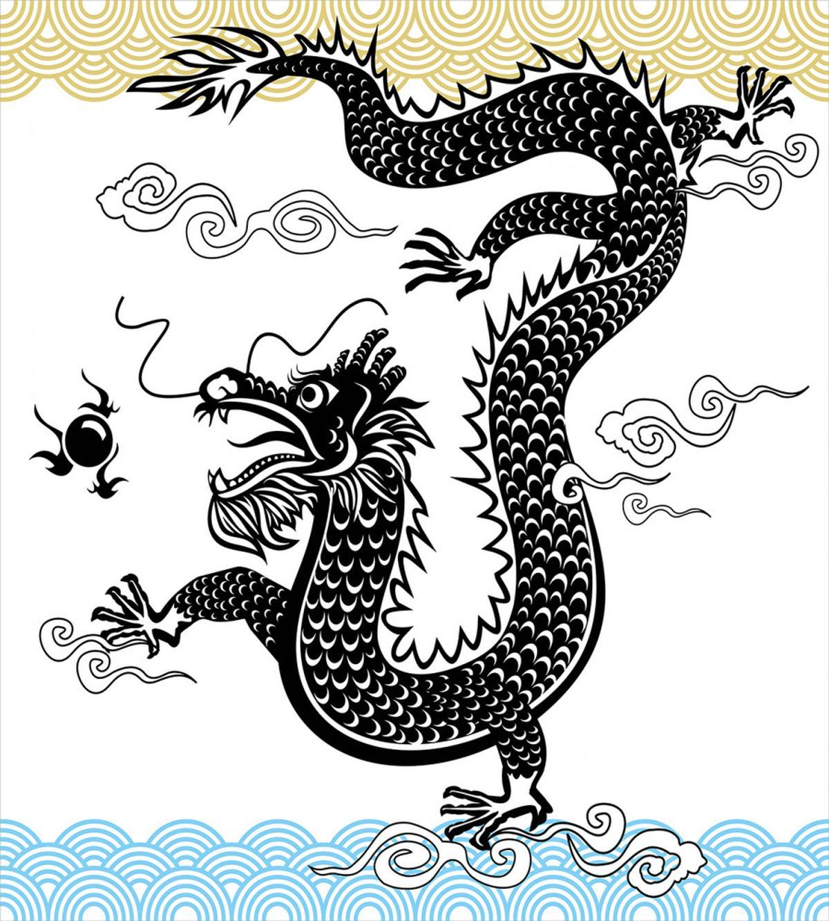 Traditional Chinese Sea — Pattern