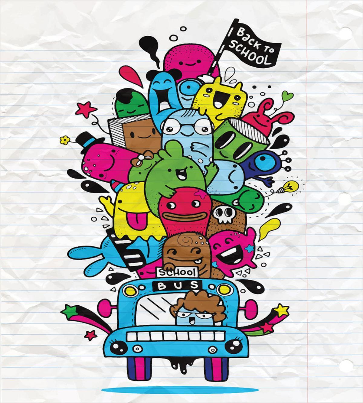 Back to School Monsters — Pattern