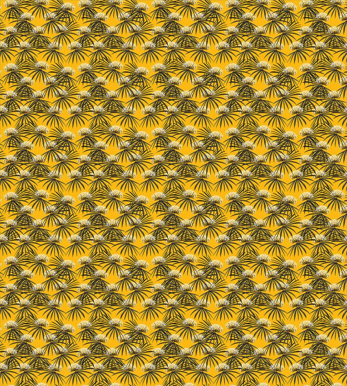 Dandelion and Palm Leaves — Pattern