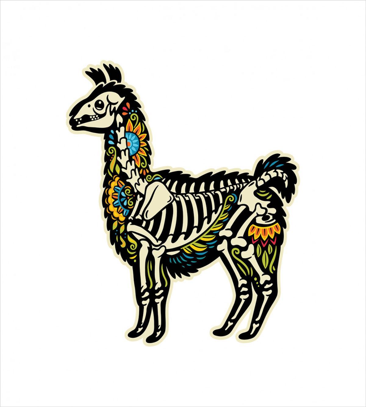 Sugar Skull Style Alpaca — Pattern