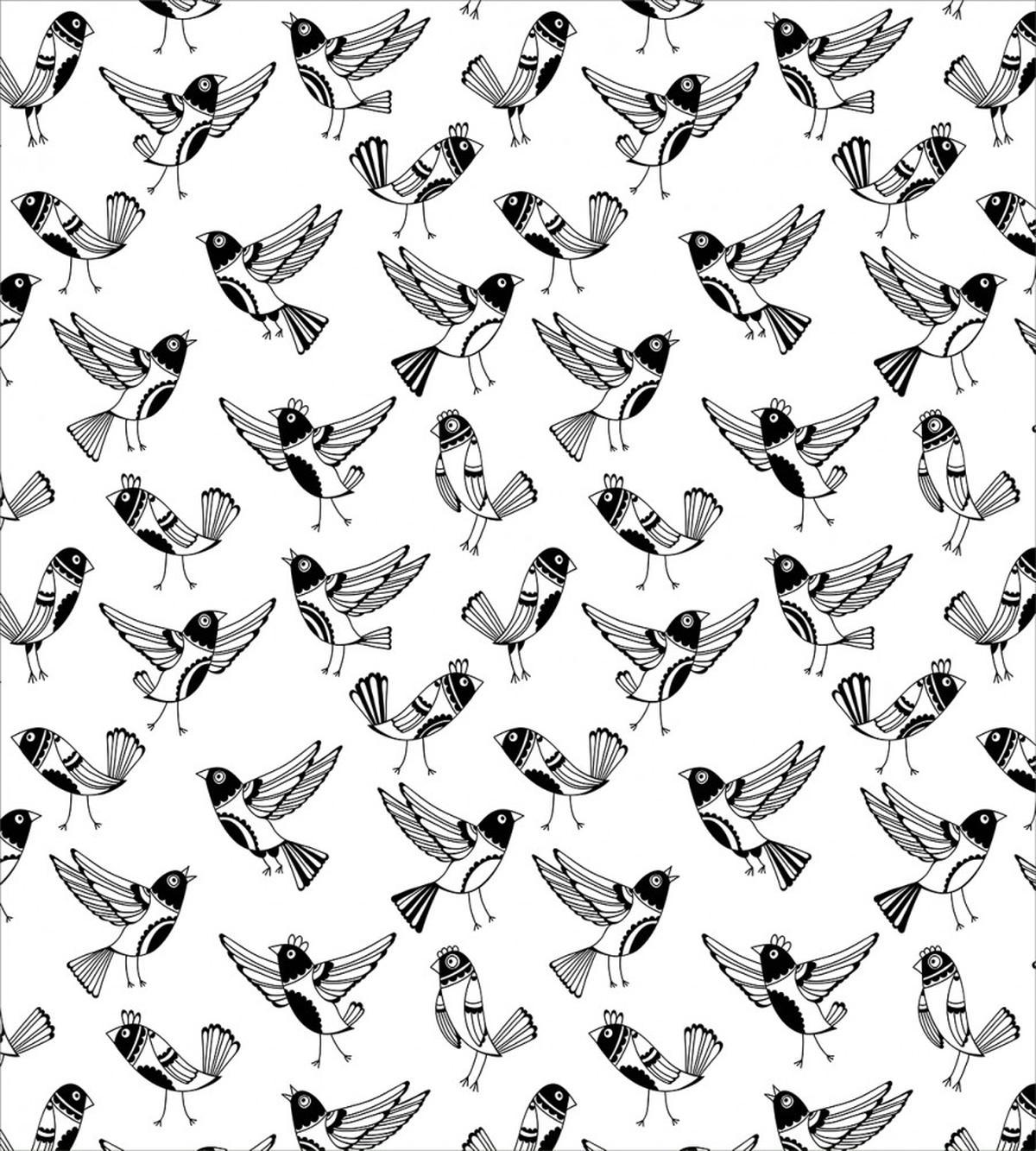Cartoon Birds — Pattern