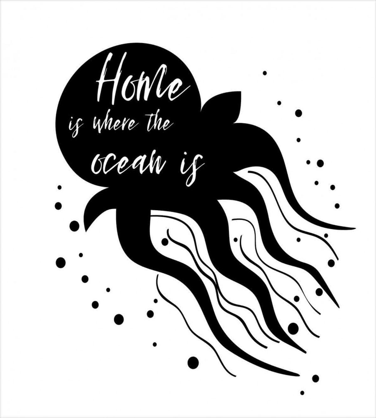 Jellyfish Silhouette — Pattern