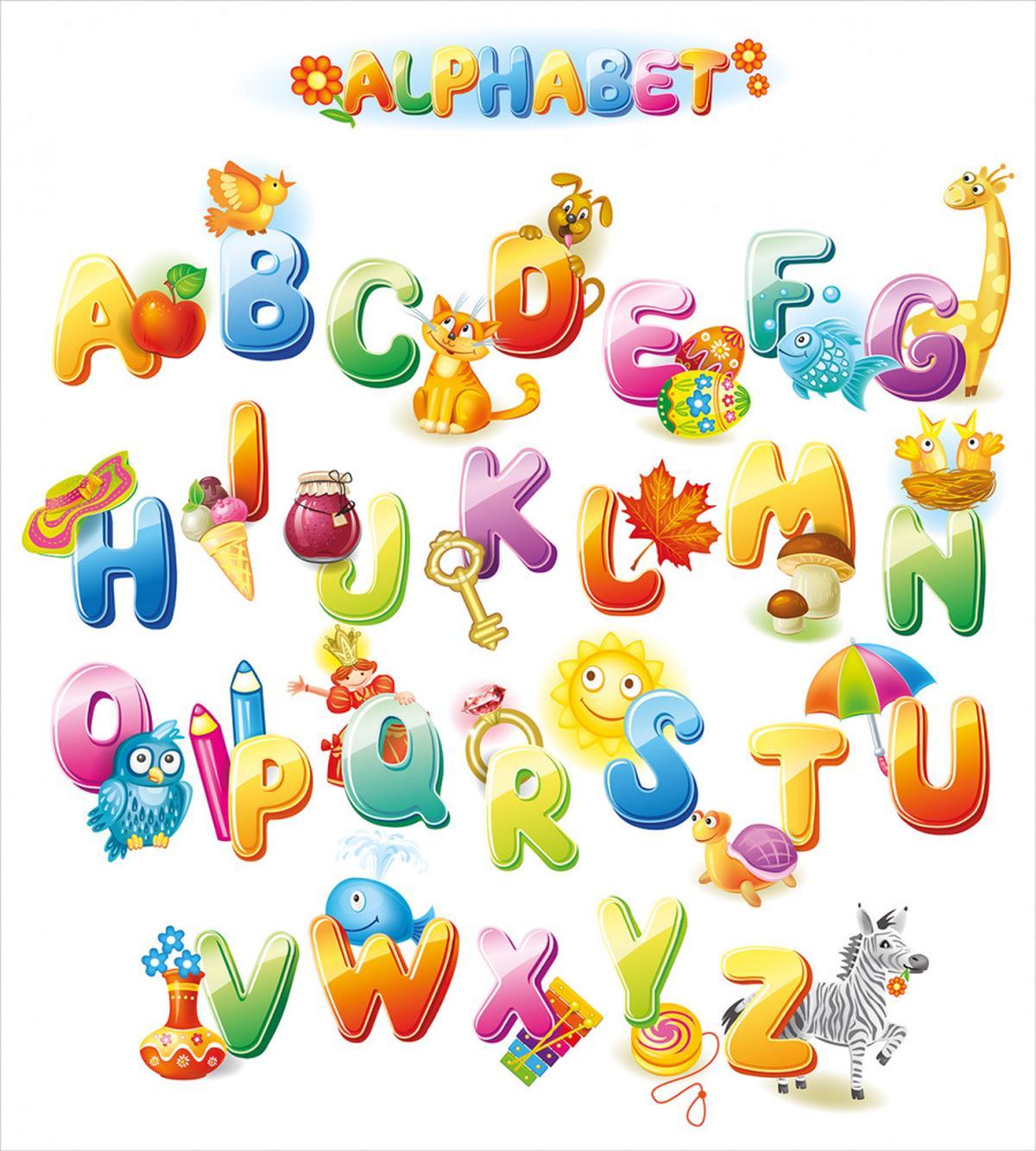 Cartoon Alphabet — Pattern