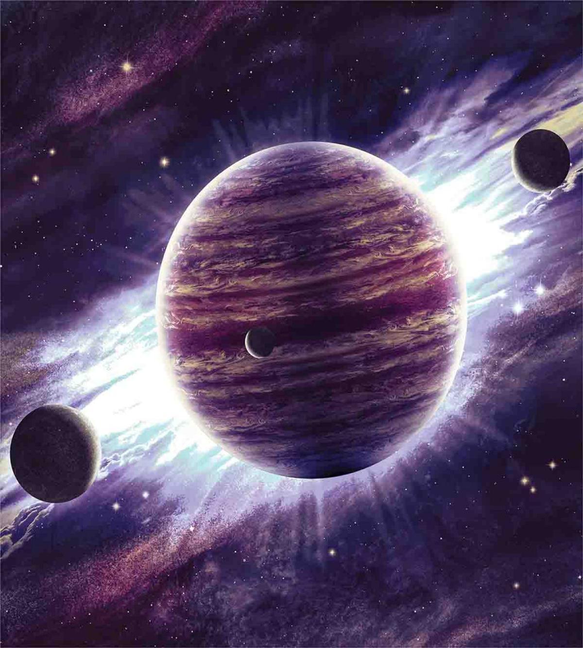 Outer Space Planets Mars — Pattern