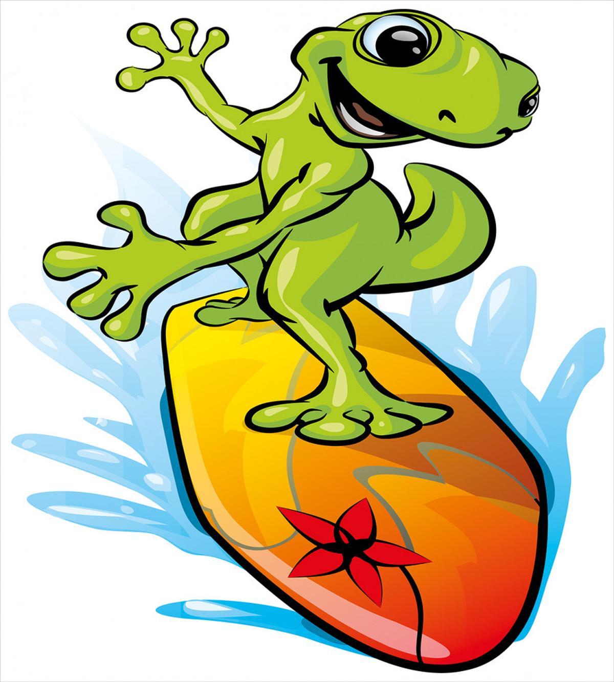 Gecko Surf — Pattern