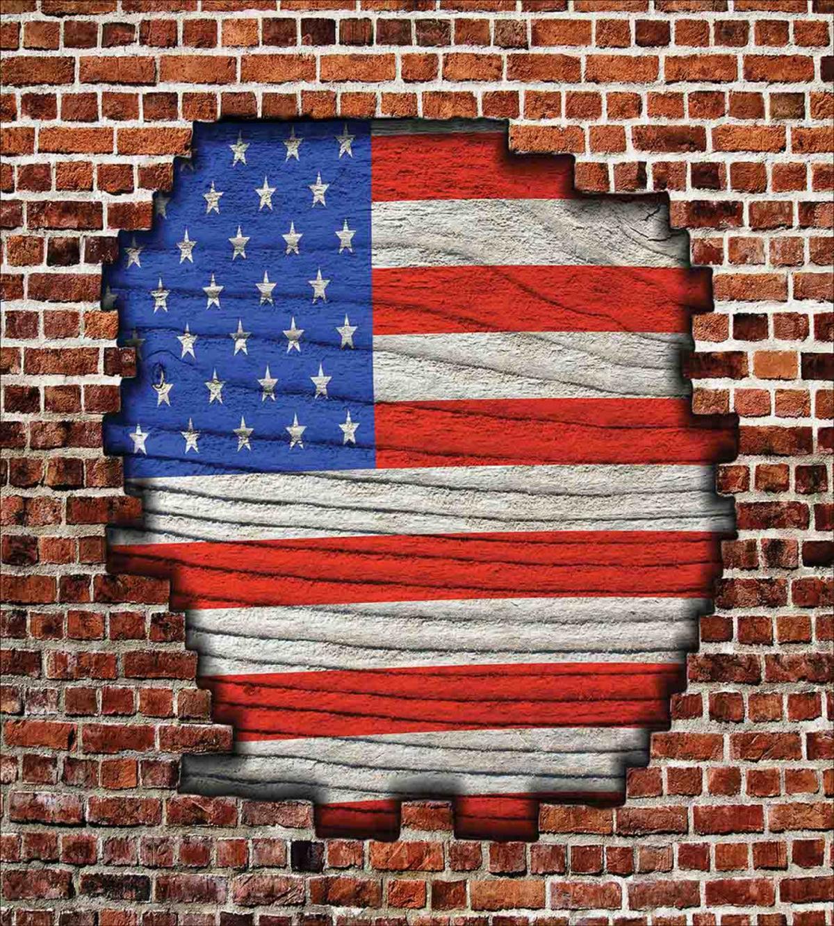American National Flag — Pattern