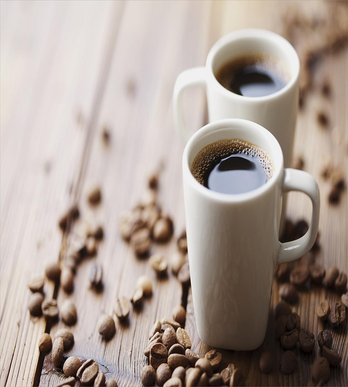 Espressos in Cups Table — Pattern